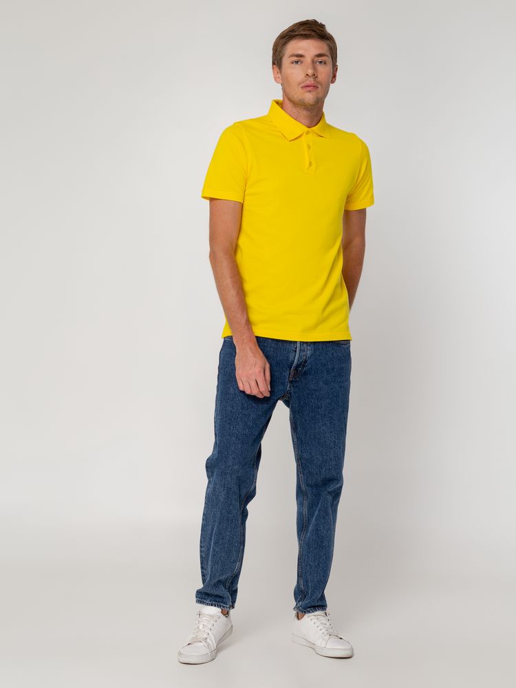 Рубашка поло мужская Virma light, желтая, размер L