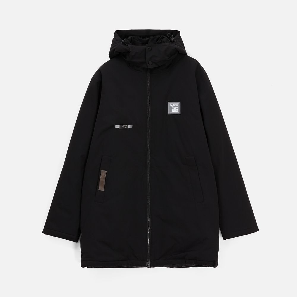 Куртка-парка унисекс Sfera, черная, размер 4XL