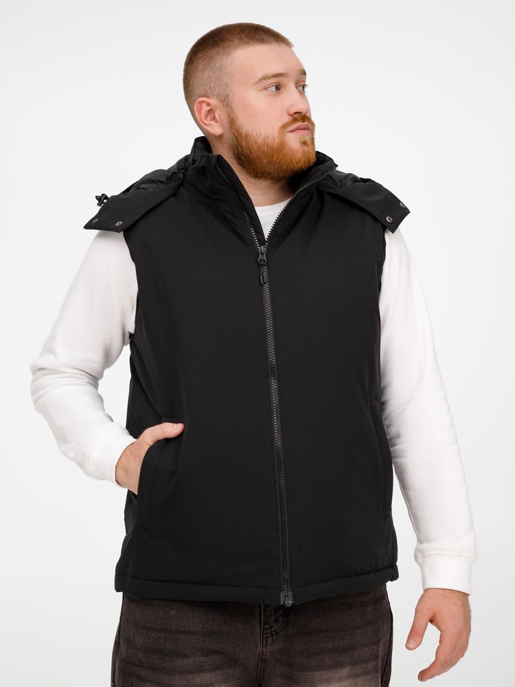 Жилет унисекс Sfera, черный, размер 3XL