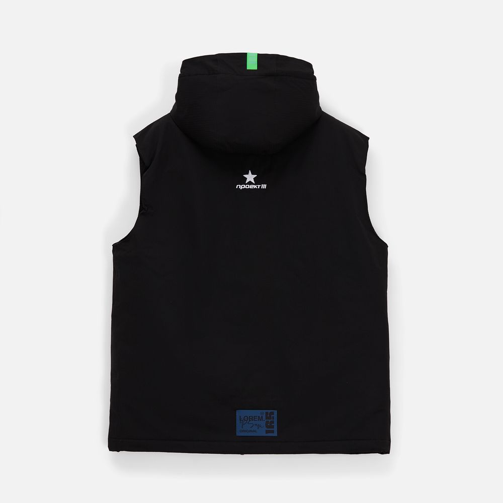 Жилет унисекс Sfera, черный, размер 4XL