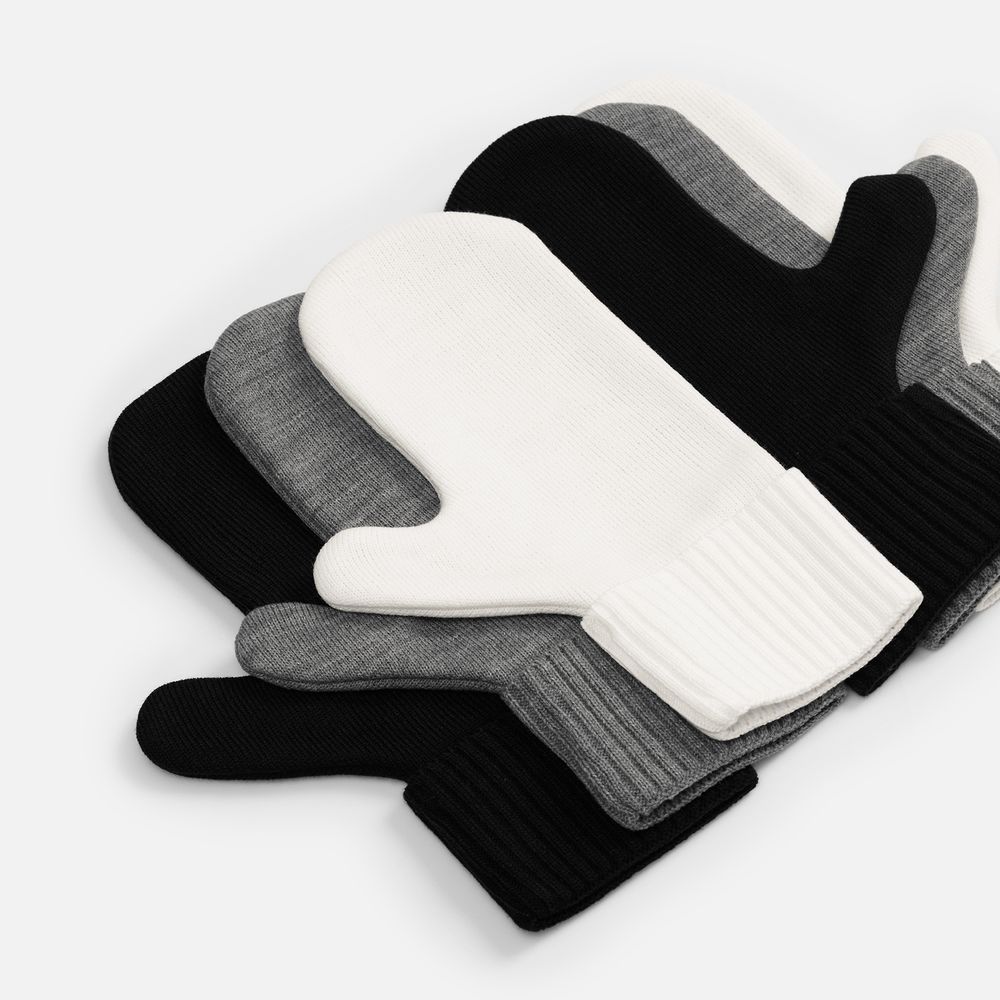 Варежки Yong, серые, размер L/XL