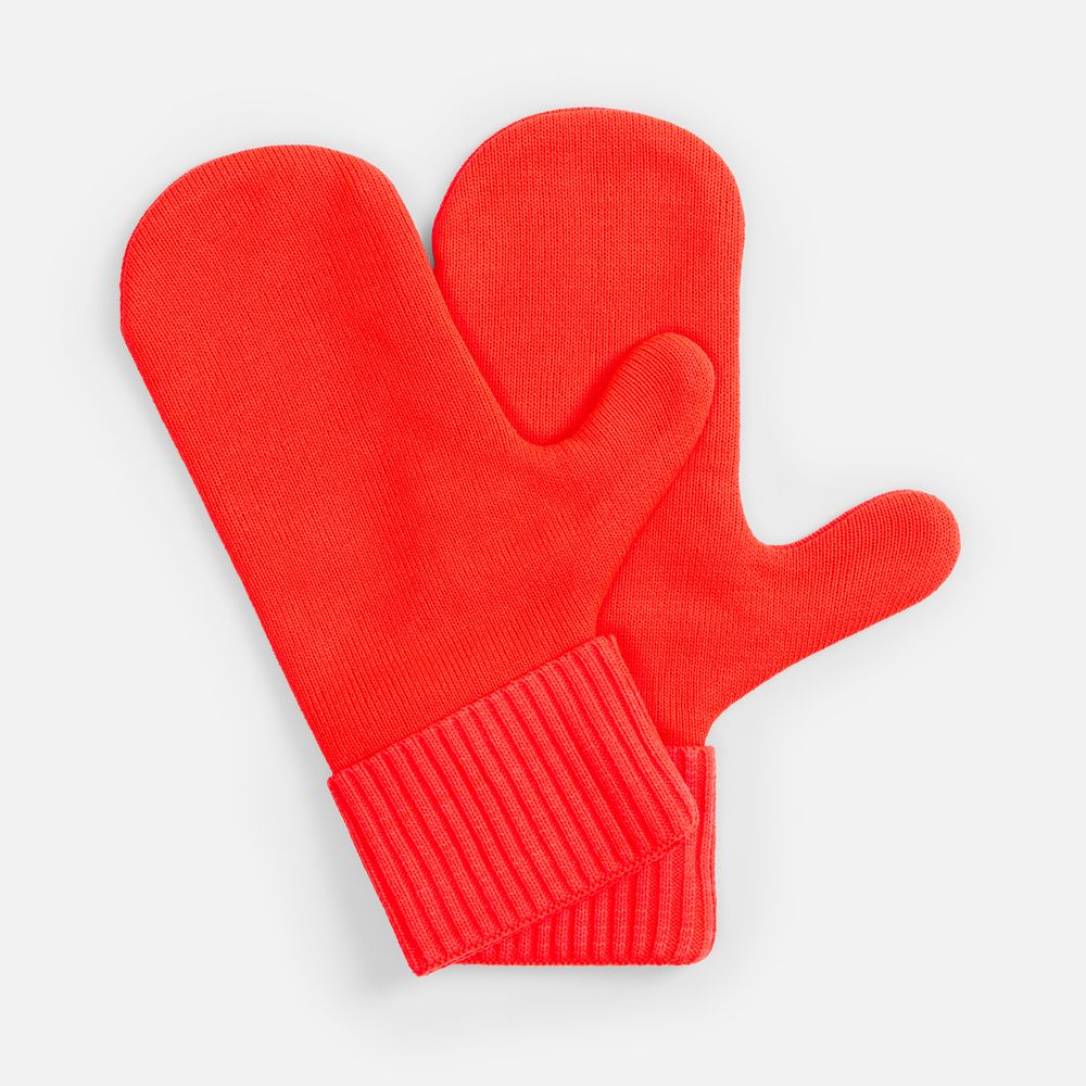 Варежки Yong, ярко-красные (кармин), размер L/XL