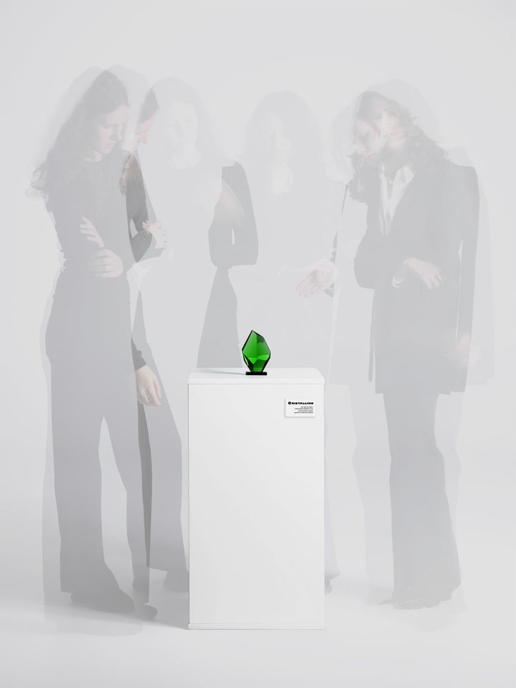 Стела Cristallino, зеленая