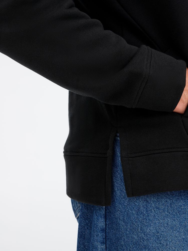 Худи оверсайз унисекс Tolla, черное, размер XS/S