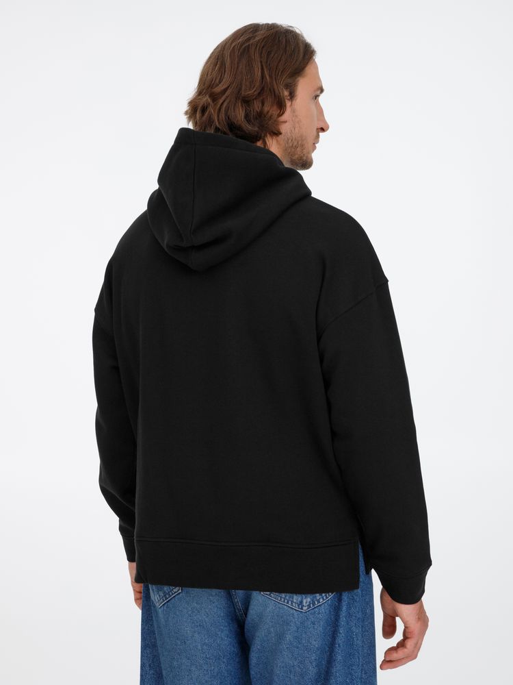 Худи оверсайз унисекс Tolla, черное, размер XS/S