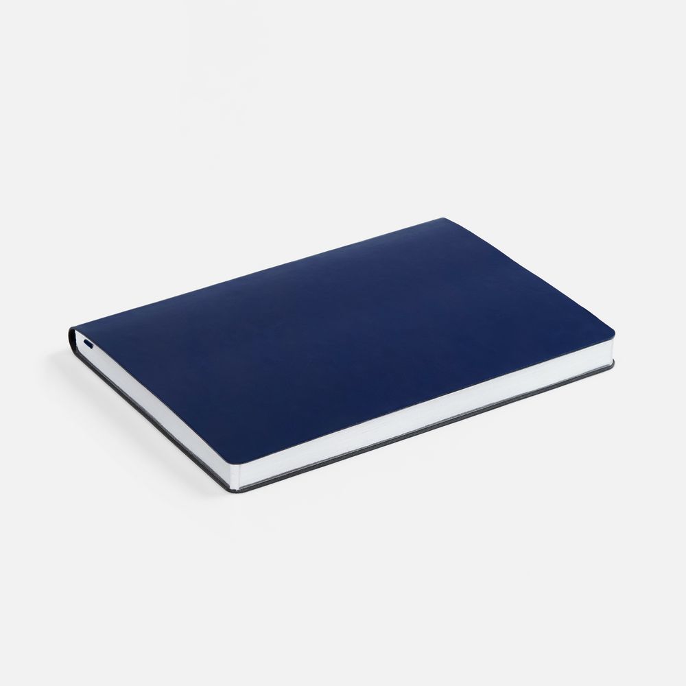 Ежедневник Nebraska Flex, недатированный, синий с серебром