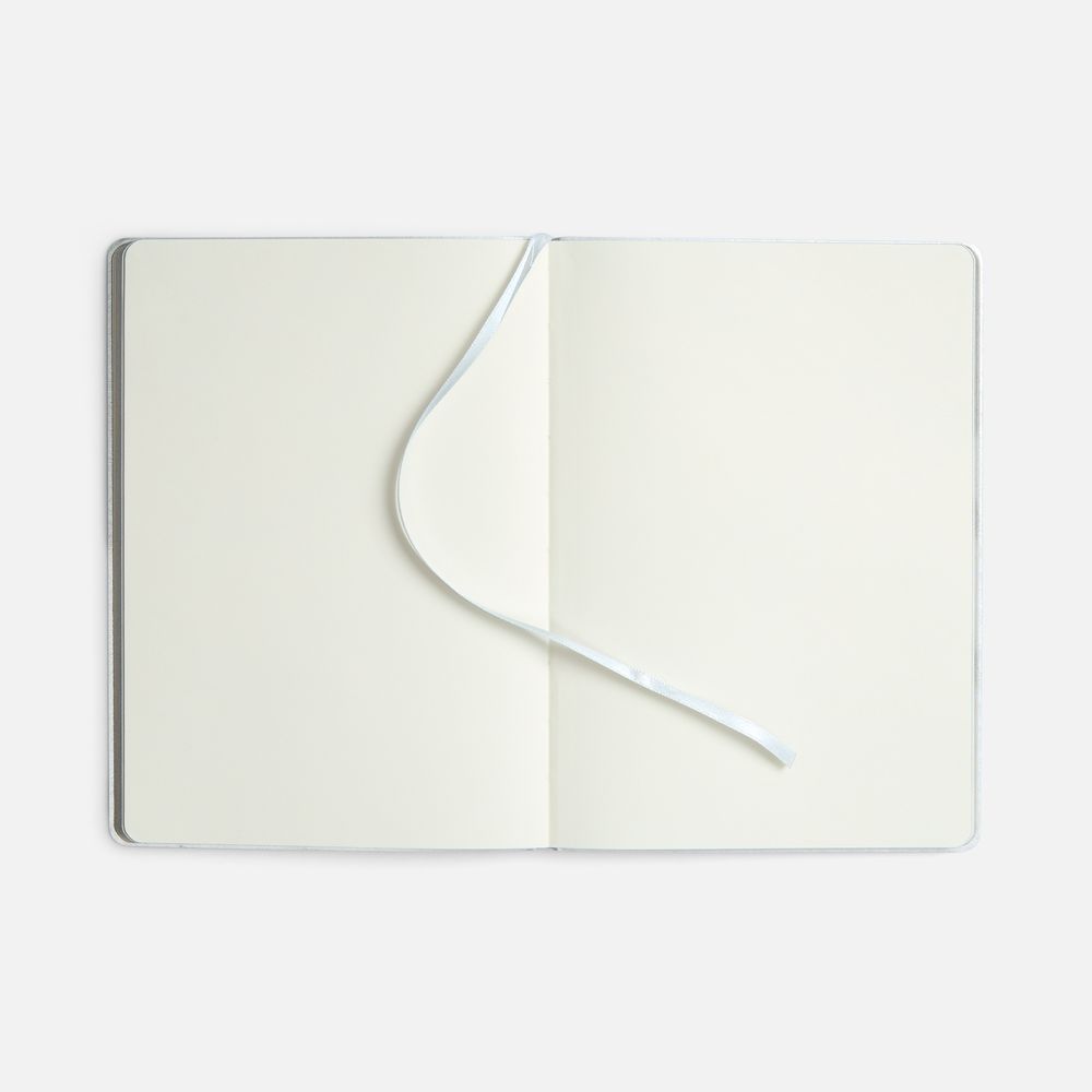 Блокнот Flex Shall ver.2, серебристый