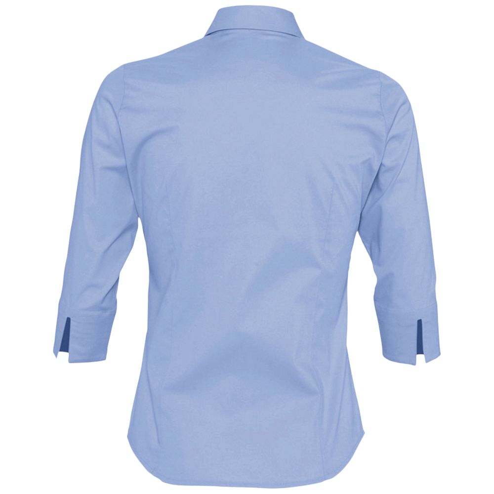 Рубашка женская с рукавом 3/4 Effect 140 голубая, размер L