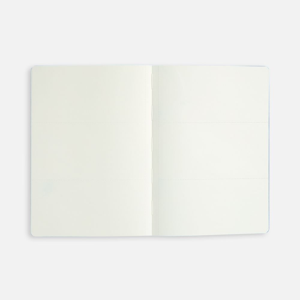 Ежедневник Doppio, недатированный, черный с серым