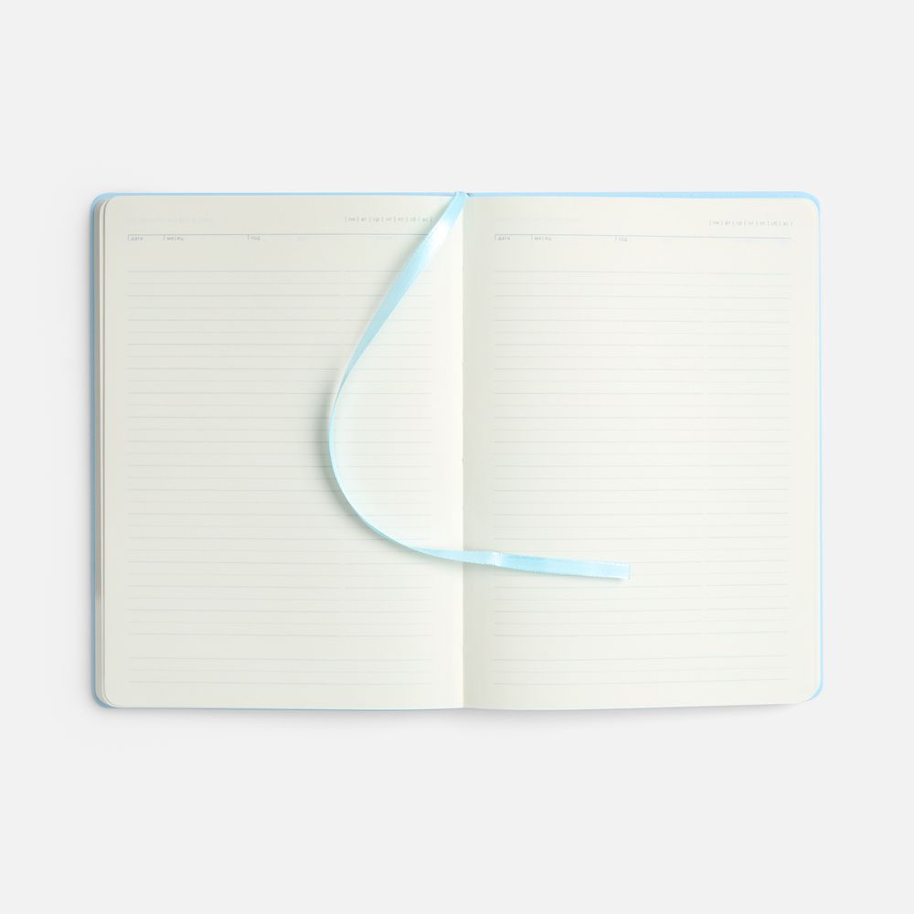 Ежедневник Vale New, недатированный, голубой