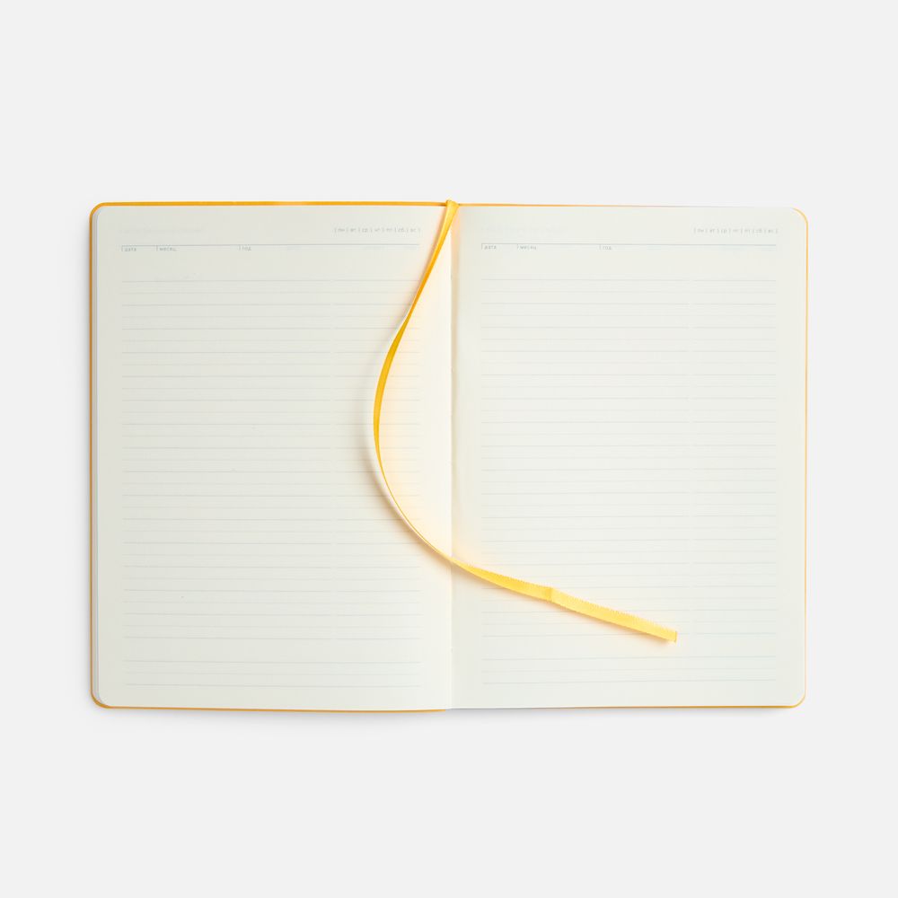Ежедневник Vale New, недатированный, желтый