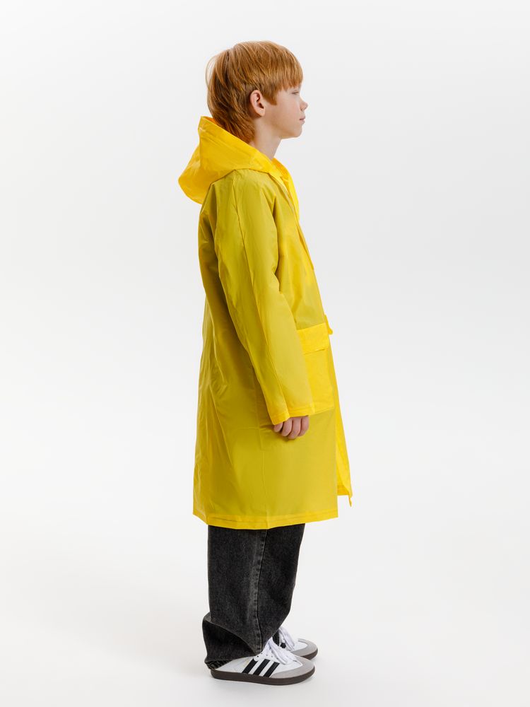 Дождевик детский RainDrop Kids, желтый, 12 лет (рост 142-152)