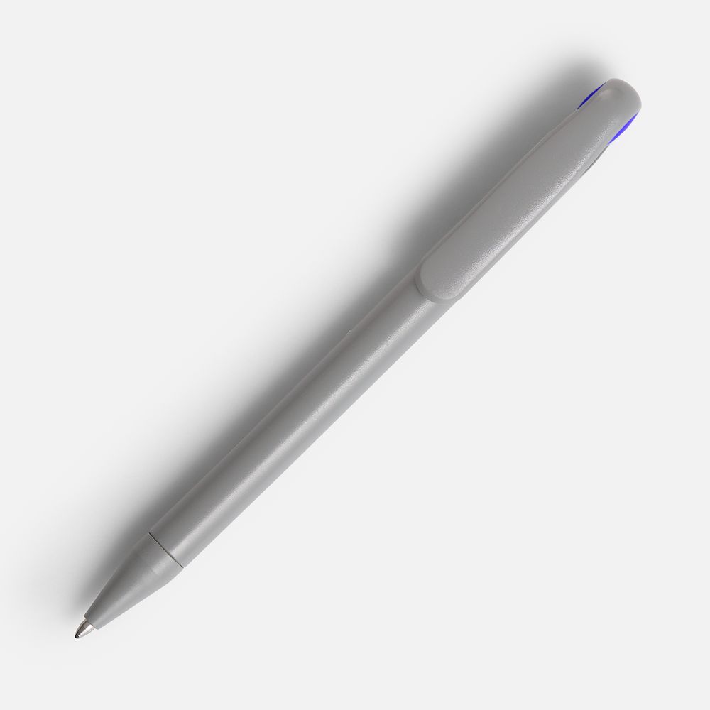 Ручка шариковая Prodir DS1 TMM Dot, серая с синим