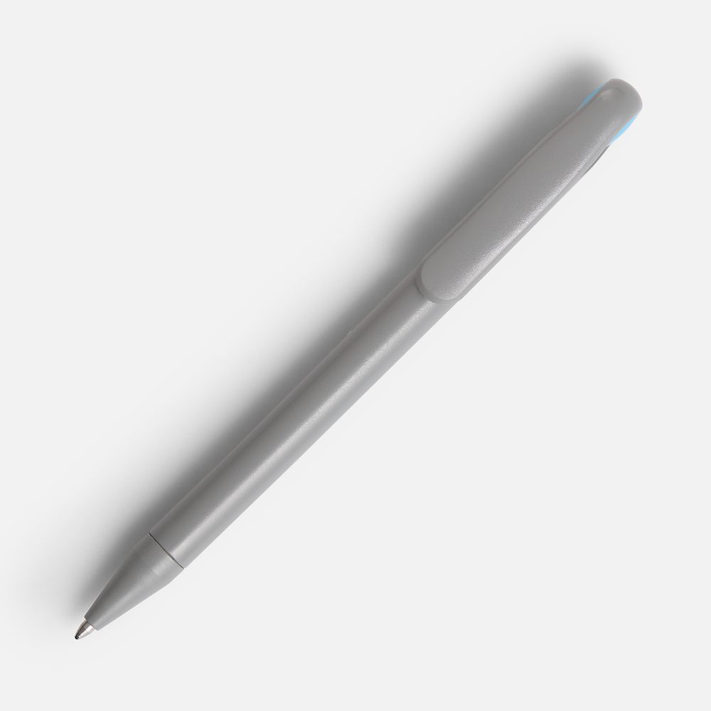Ручка шариковая Prodir DS1 TMM Dot, серая с голубым