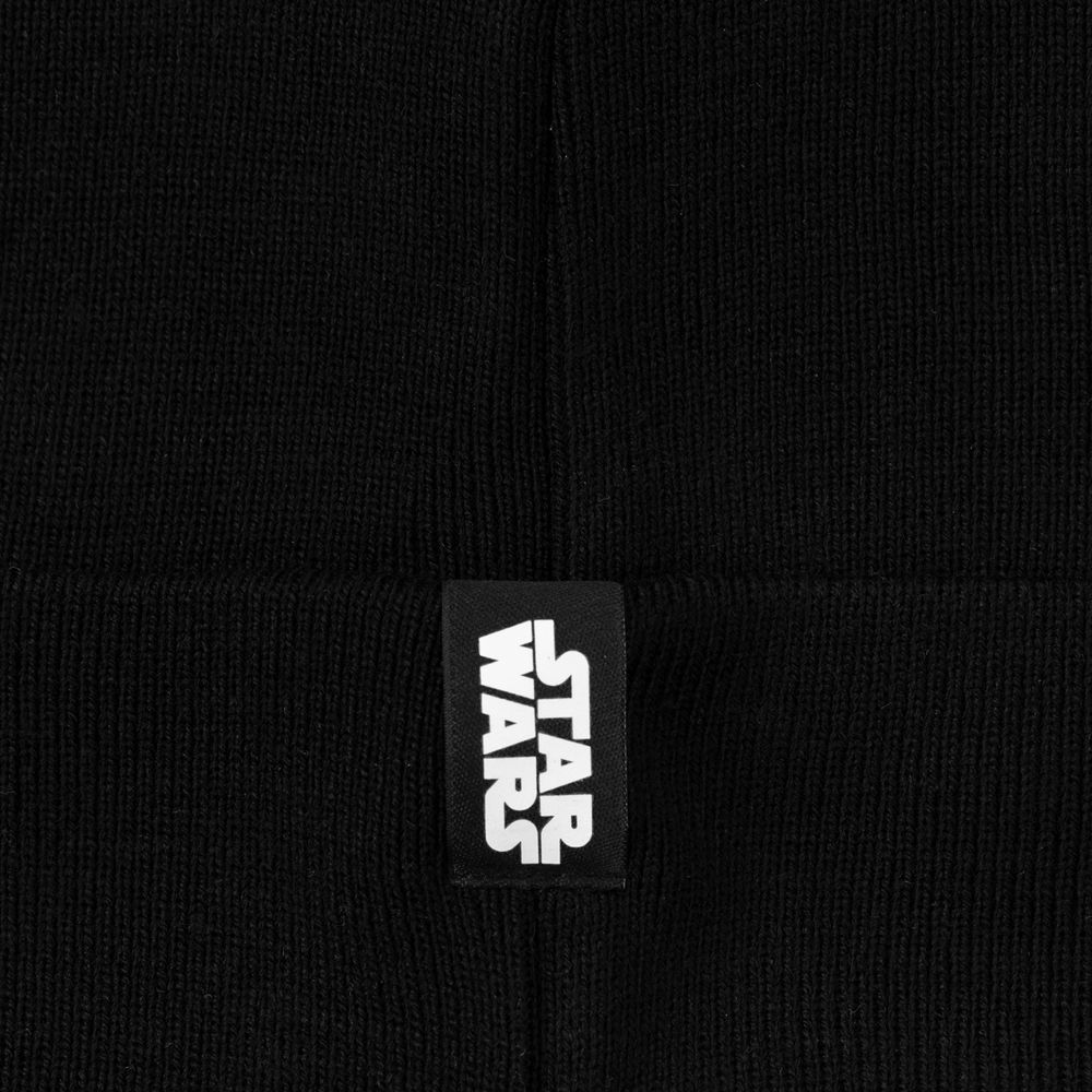 Шапка с люминесцентной вышивкой Star Wars, черная