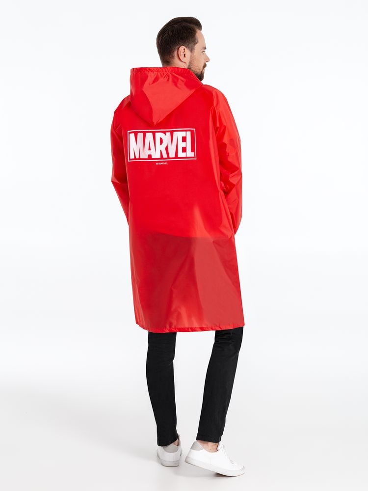 Дождевик Marvel, красный, размер L