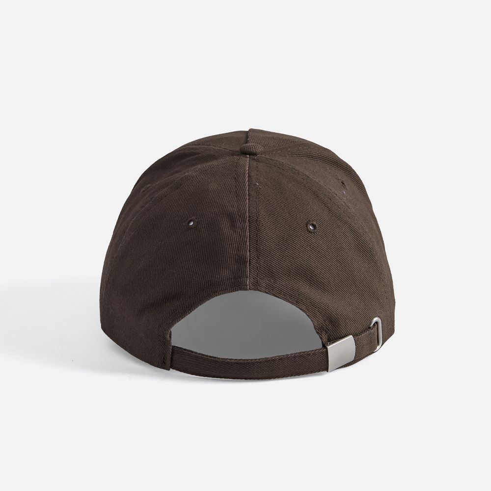 Бейсболка Long Beach, коричневая с бежевым