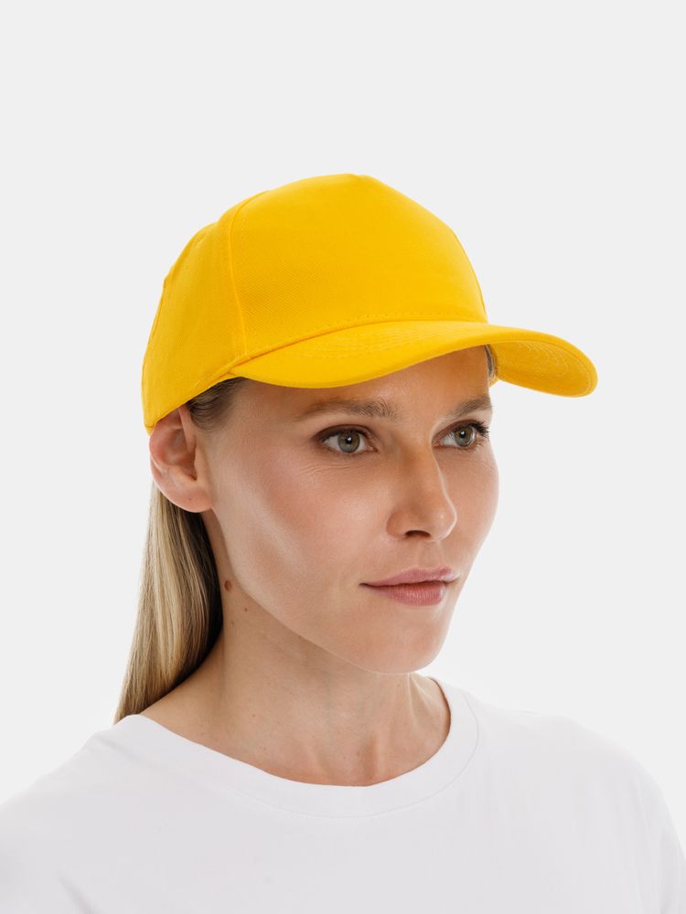 Бейсболка Long Beach, желтая