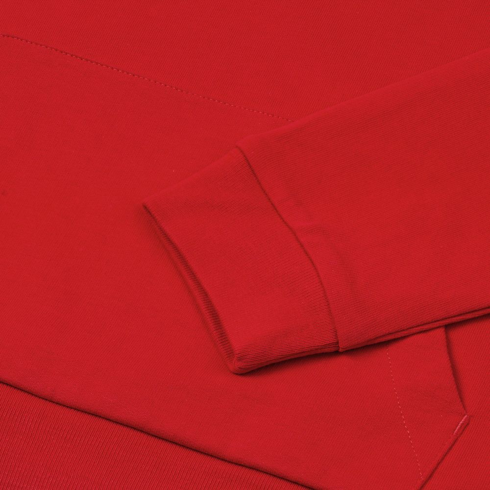 Толстовка на молнии с капюшоном Unit Siverga красная, размер XS