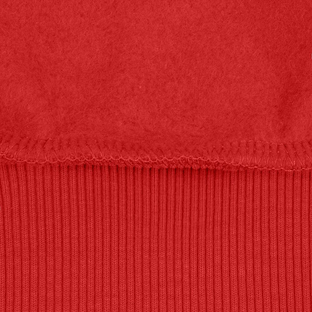 Толстовка на молнии с капюшоном Unit Siverga Heavy красная, размер 3XL