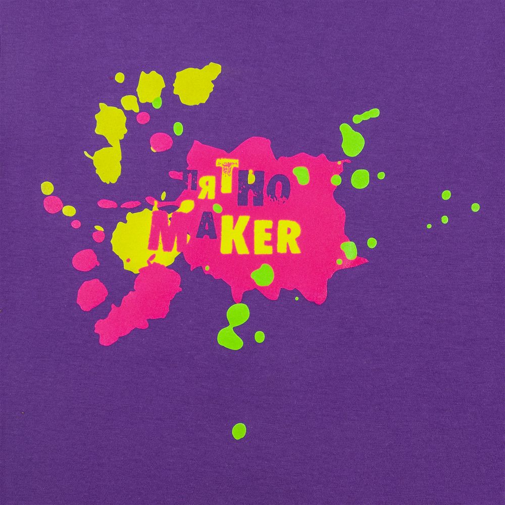 Футболка детская «Пятно Maker», фиолетовая, на рост 118-128 см (8 лет)