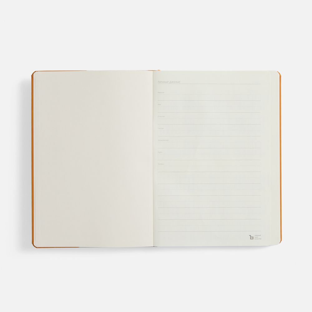 Ежедневник Urban Hard, недатированный, оранжевый