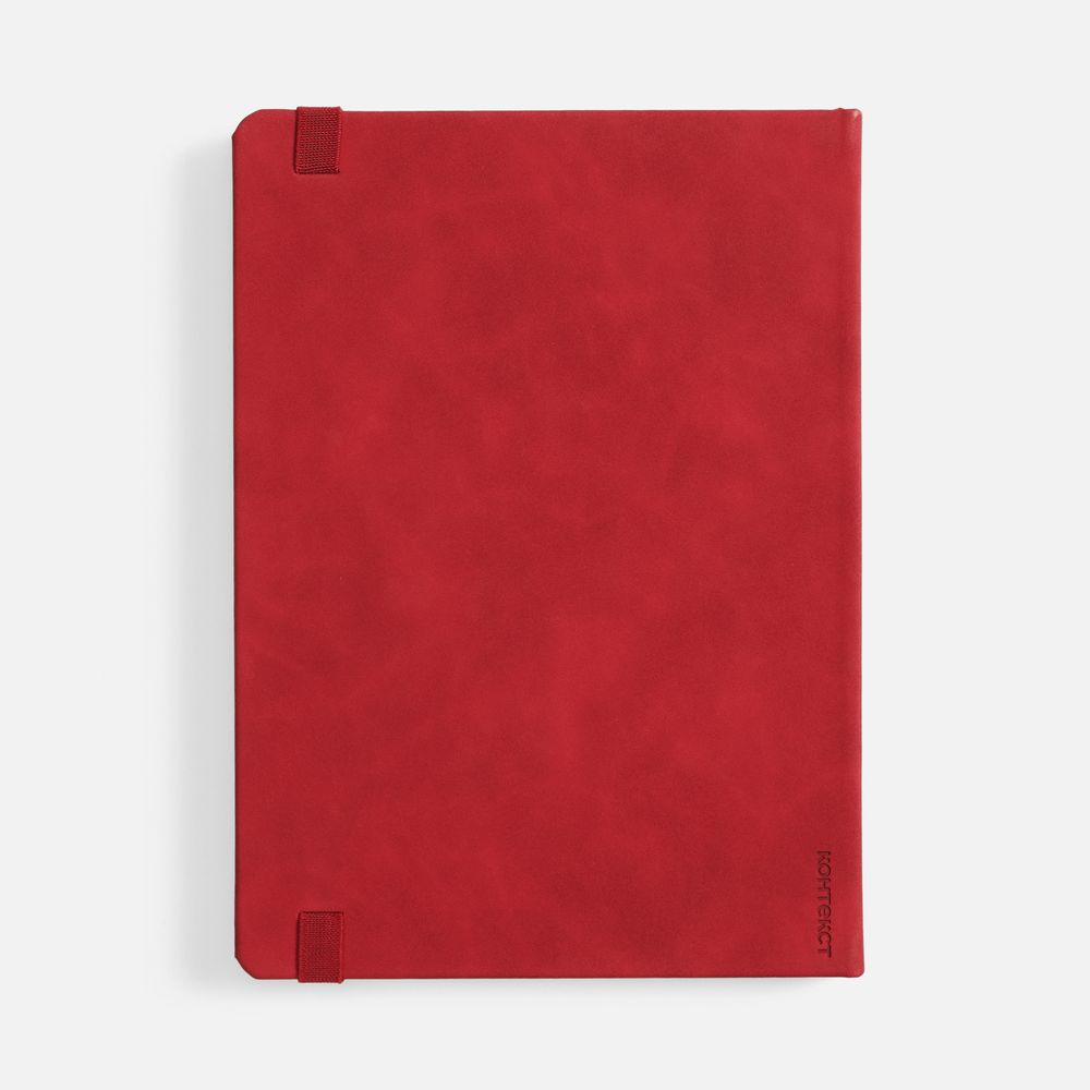 Ежедневник Urban Metal, недатированный, красный