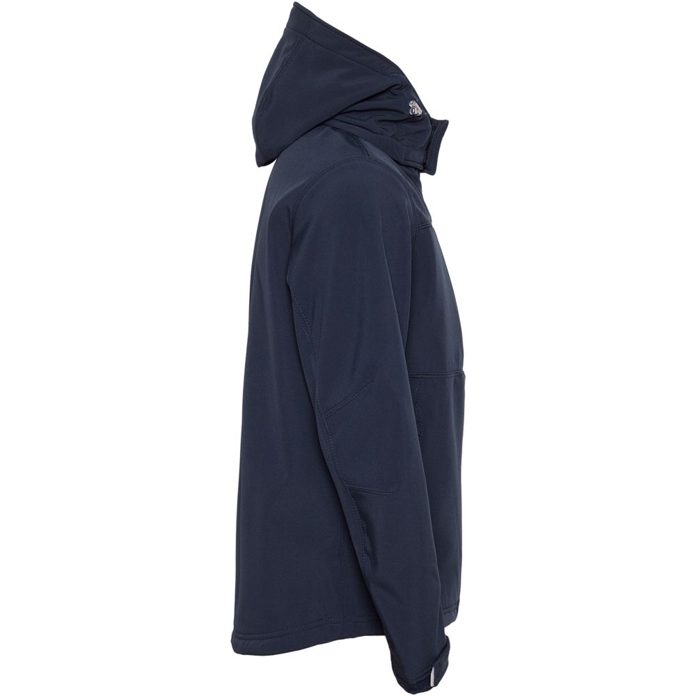 Куртка мужская Hooded Softshell темно-синяя, размер M