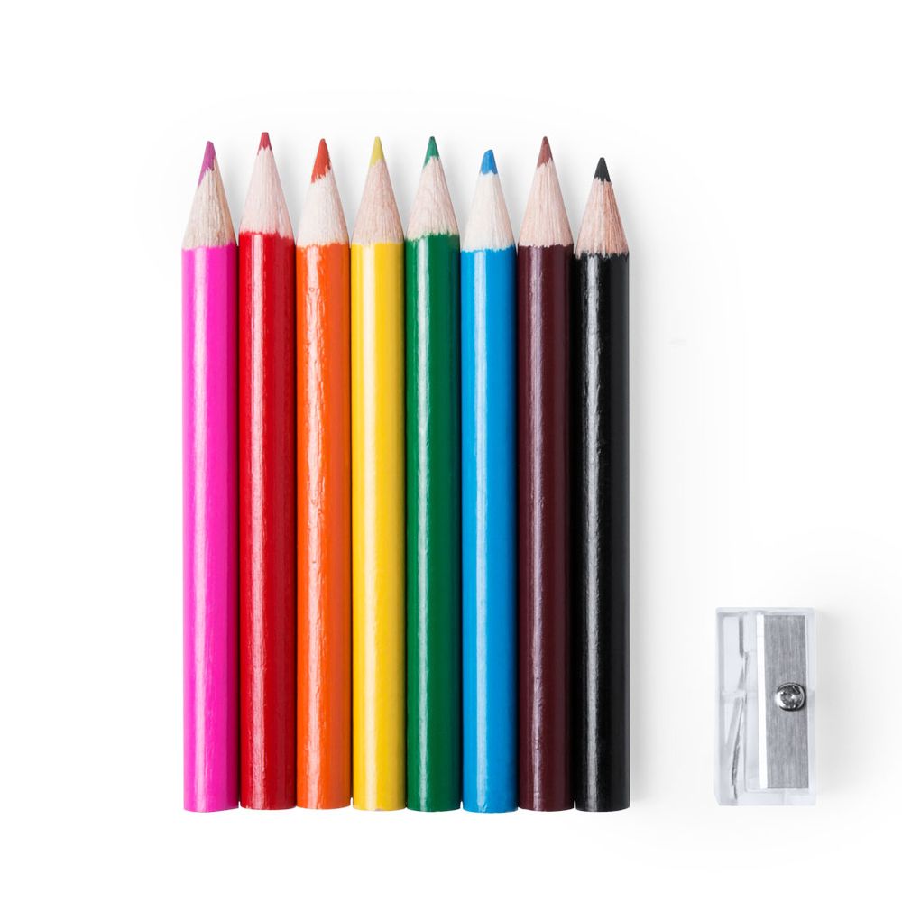 Набор Hobby с цветными карандашами и точилкой, красный