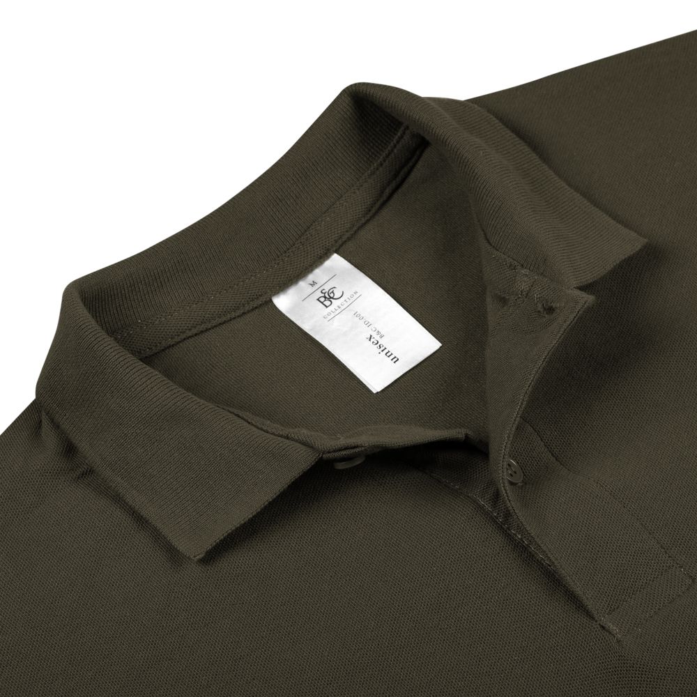 Рубашка поло ID.001 коричневая, размер L
