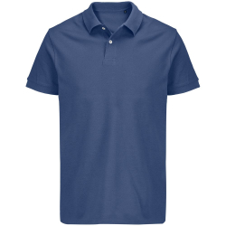 Рубашка поло унисекс Pacific, синяя (джинс), размер M