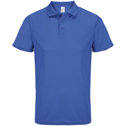 Рубашка поло унисекс Pitcher, ярко-синяя (royal), размер XS