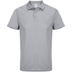 Рубашка поло унисекс Pitcher, серая, размер XL
