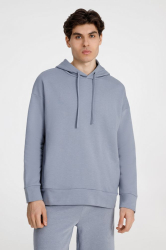 Худи унисекс H2, серое, размер XL/XXL