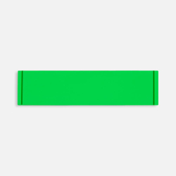 Лейбл из ПВХ Dzeta, S, зеленый неон