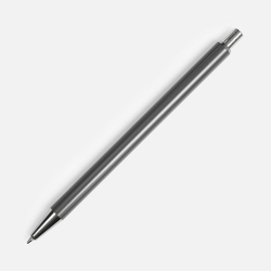Ручка шариковая Slim Beam, серая
