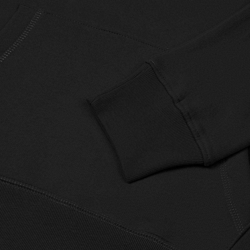 Толстовка с капюшоном унисекс Hoodie, черная, размер XS