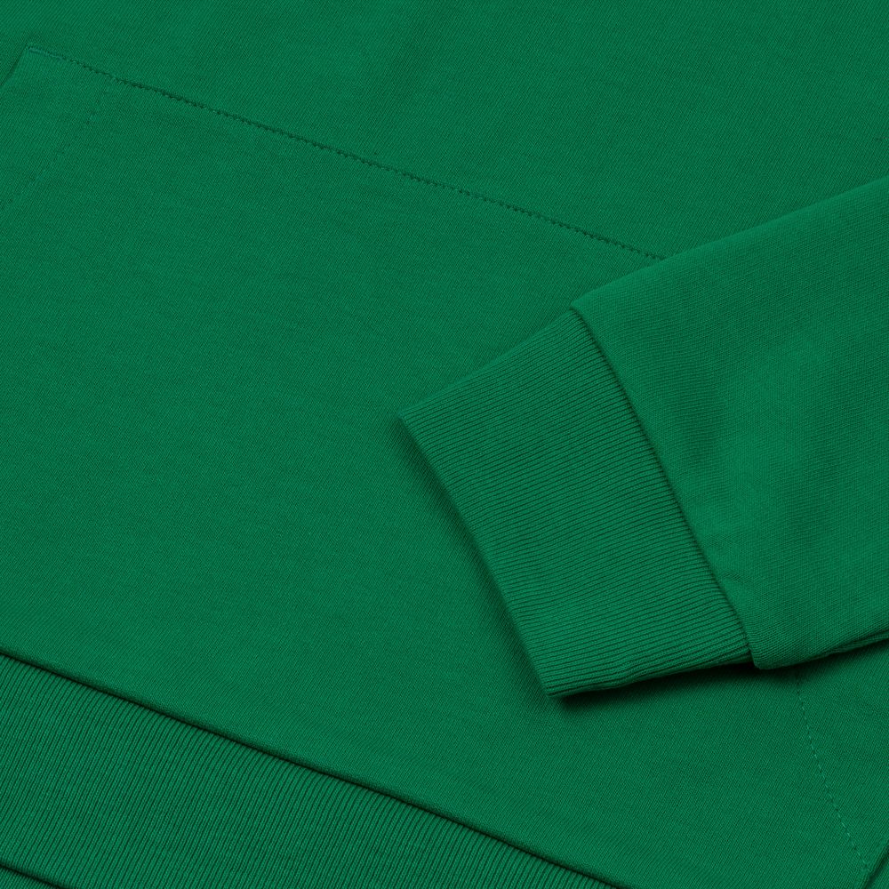 Толстовка с капюшоном унисекс Hoodie, зеленая, размер S