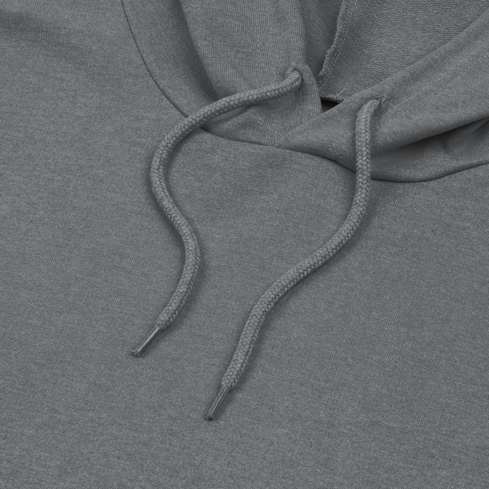 Толстовка с капюшоном унисекс Hoodie, серая (стальная), размер XS