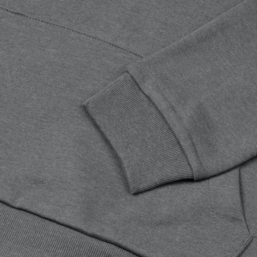 Толстовка с капюшоном унисекс Hoodie, серая (стальная), размер M