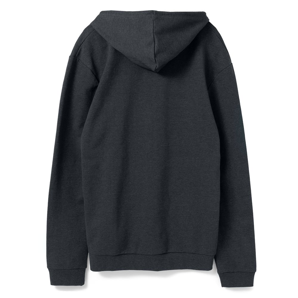 Толстовка с капюшоном унисекс Hoodie, темно-серая, размер XS