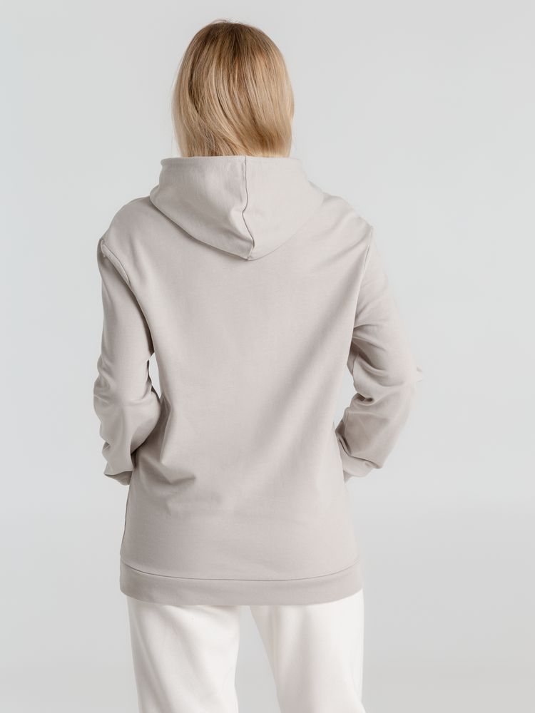 Толстовка с капюшоном унисекс Hoodie, дымчато-серая, размер S
