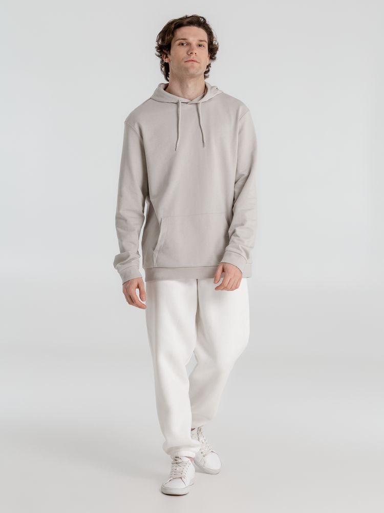 Толстовка с капюшоном унисекс Hoodie, дымчато-серая, размер S