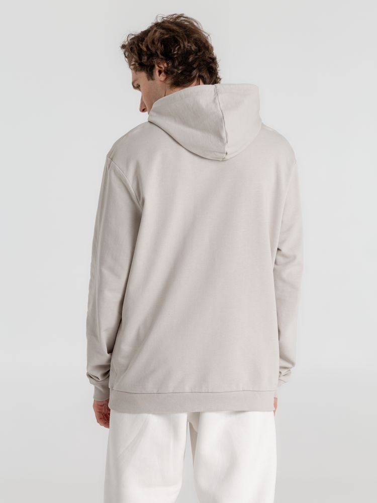 Толстовка с капюшоном унисекс Hoodie, дымчато-серая, размер S