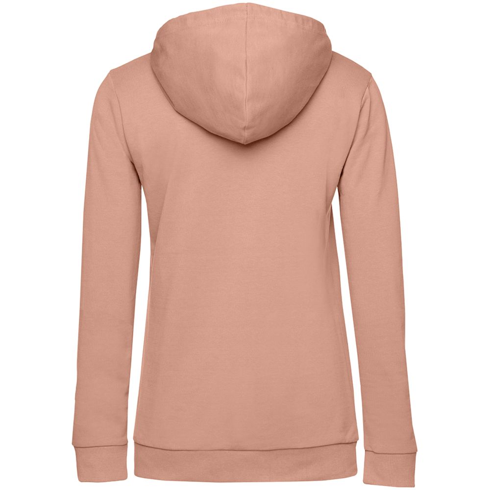 Толстовка с капюшоном женская Hoodie, бежевая (nude), размер S