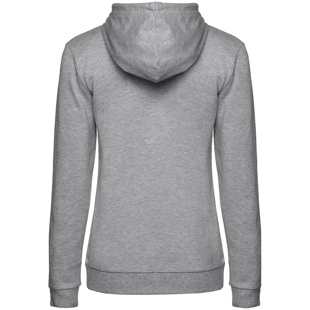 Толстовка с капюшоном женская Hoodie, серый меланж, размер S