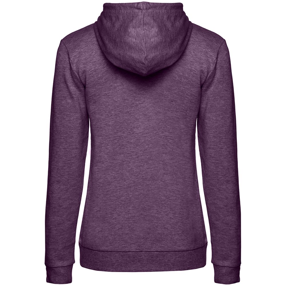 Толстовка с капюшоном женская Hoodie, фиолетовый меланж, размер XL