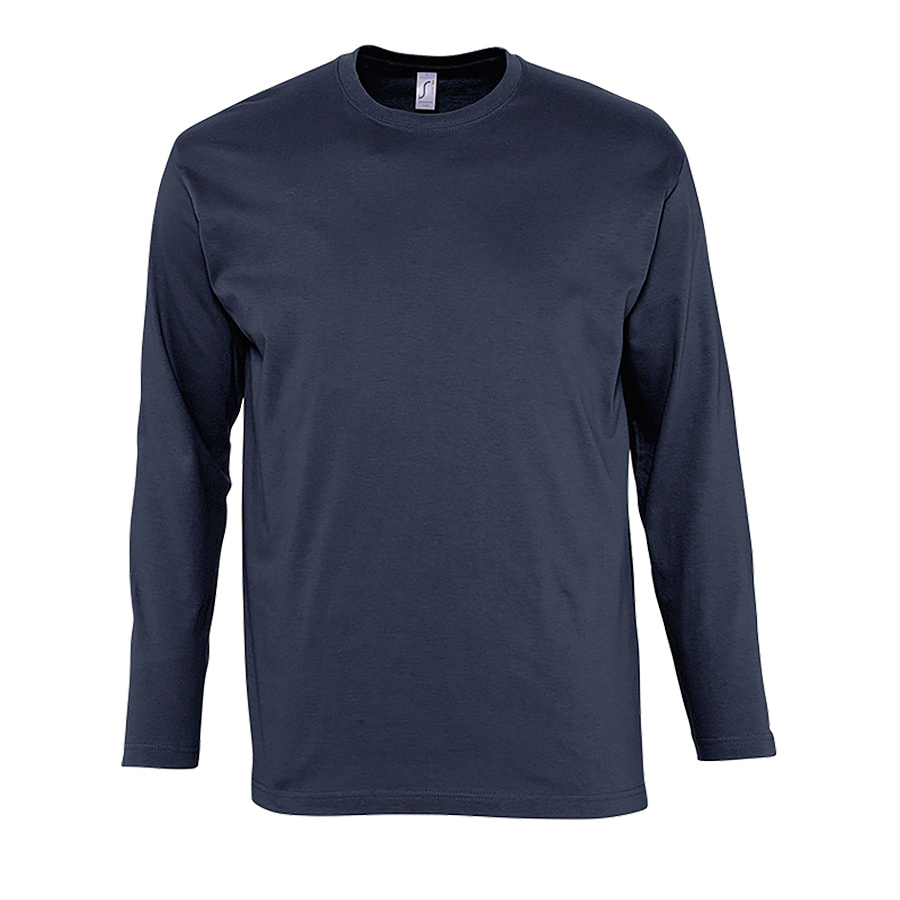 Футболка мужская с длинным рукавом MONARCH, темно-синий, 3XL, 100% хлопок, 150 г/м2