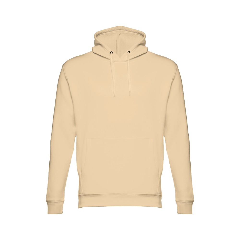 Толстовка мужская с капюшоном PHOENIX, кремовый, M, 50% хлопок, 50% полиэстер, плотность 320 г/м2