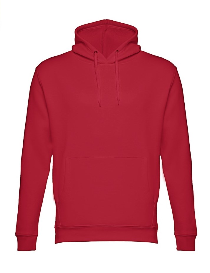Толстовка мужская с капюшоном PHOENIX, бордовый, L, 50% хлопок, 50 полиэстер, плотность 320 г/м2